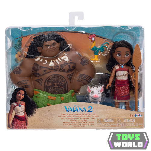 Disney Vaiana Moana 2 Vaiana & Maui játék baba 15cm