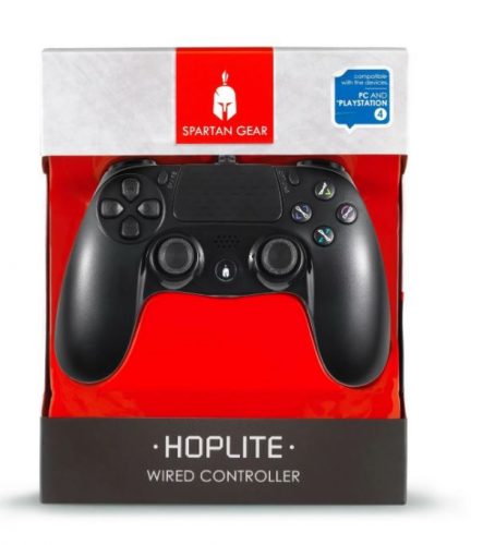 Spartan Gear - Hoplite Wired Controller Black (PS4)