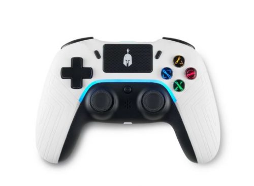 Spartan Gear - Aspis 4 Wired and Wireless Controller Black/White (PS4)