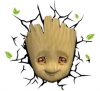 Marvel 3D LED lámpa Baby Groot Face 3D