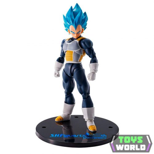 Dragon Ball Super S.H. Figuarts Vegeta Szuper Saiyan Blue (15th Anniversary Version) akciófigura 14 cm