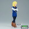 Dragon Ball Z Android 18 Solid Edge Work figura 17cm