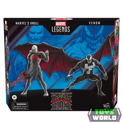 Marvel Legends King in Black Marvel Knull and Venom set 2 figura 15cm