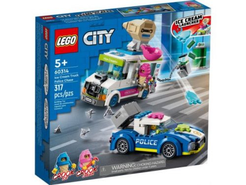 LEGO City 60314 Fagylaltos kocsi rendőrségi üldözés