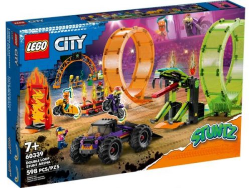 LEGO City 60339 Kaszkadőr aréna dupla hurokkal