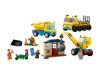 LEGO City 60391 Építőipari teherautók és bontógolyós daru