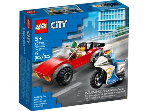 LEGO City 60392 Rendőrségi motoros autós üldözés