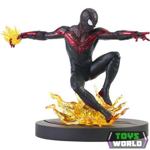 Marvel Gallery Comic Pókember Ps5 Miles Morales figura 18cm