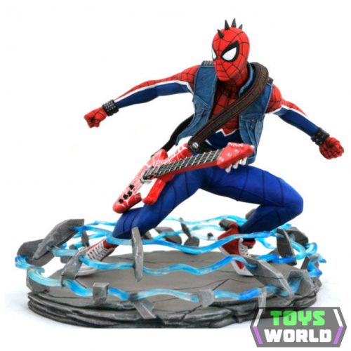 Marvel Pókember Spider-Punk szobor figura 18cm