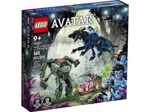 LEGO Avatar 75571 Neytiri és Thanator az AMP Suit-os Quaritch ellen