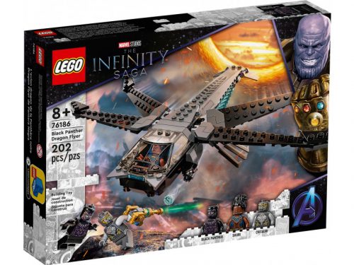 LEGO Super Heroes 76186 Fekete Párduc Dragon Flyer