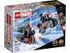 LEGO Super Heroes 76260 Fekete Özvegy és Amerika Kapitány motorkerékpárok