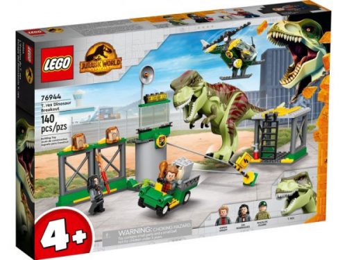 LEGO Jurassic World 76944 T-Rex dinoszaurusz szökés