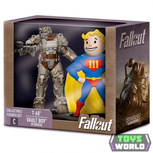 Fallout Set C T-60 & Vault Boy (Power) 2 db-os Mini figura csomag 7 cm