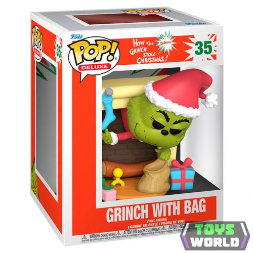 Funko POP figura Deluxe The Grinch with Bag