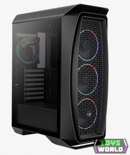 Aerocool Aero One Eclipse ARGB táp nélküli ház fekete