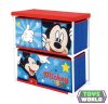 Disney Mickey Star játéktároló állvány 3 rekeszes 53x30x60 cm