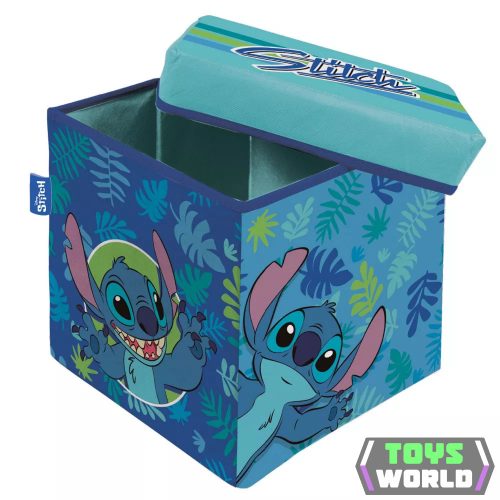 Disney Lilo és Stitch, A csillagkutya Leaf játéktároló 30×30×30 cm