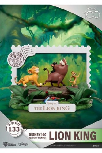 Disney 100 Years of Wonder D-Stage Lion King PVC Diorama szobor figura 10 cm