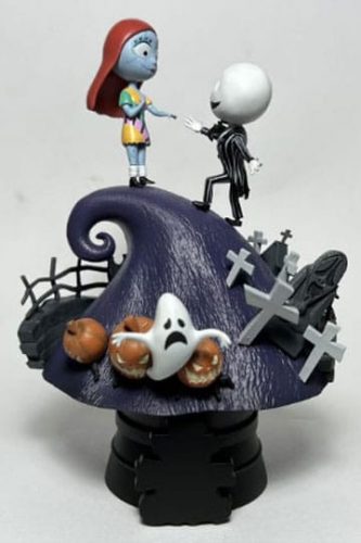 Nightmare before Christmas D-Stage Jack & Sally PVC Dioráma szobor figura 15 cm