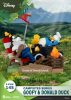 Disney D-Stage Campsite Series Goofy & Donald Duck PVC Diorama szobor figura 10 cm