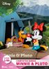 Disney D-Stage Campsite Series Mini & Pluto PVC Diorama szobor figura 10 cm