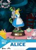 Alice in Wonderland Mini Diorama Stage Alice PVC szobor figura 10 cm