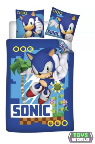 Sonic, a sündisznó Coin Chase ágyneműhuzat 140×200cm, 70×90 cm