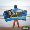 Batman fürdőlepedő, strand törölköző 70x140cm (Fast Dry)