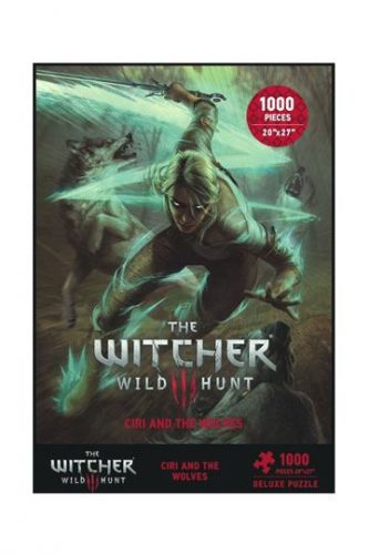 Witcher 3 Wild Hunt Ciri and the Wolves puzzle (1000 darab)