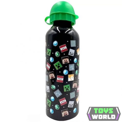 Minecraft alumínium kulacs 500 ml