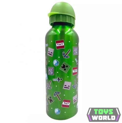 Minecraft alumínium kulacs 500 ml