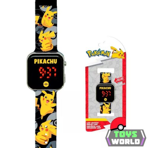 Pokémon Pikachu digitális LED karóra