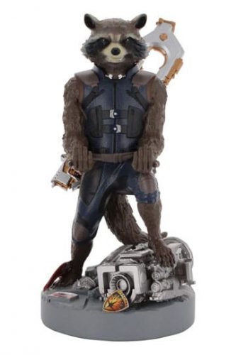 Marvel Guardians of the Galaxy Rocket Raccoon kontroller/telefon tartó Cable Guy figura 20cm