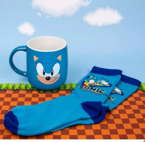 Sonic the Hedgehog Sonic bögre és zokni csomag