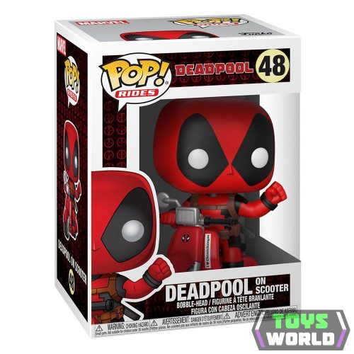 Deadpool POP! Rides Vinyl Figure Deadpool & Scooter 9 cm