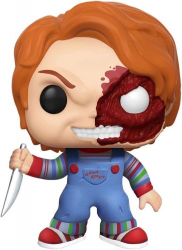 Child's Play Funko POP! Movies Vinyl (Exc) figura Chucky Half (BD) 9 cm