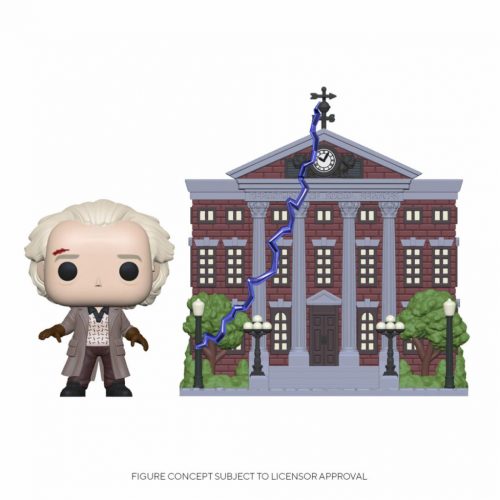 Funko POP figura Back To The Future Doc a bíróság épületével