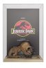 Jurassic Park POP! Movie Poszter & figura Tyrannosaurus Rex & Velociraptor 9 cm