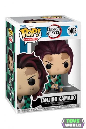 Demon Slayer: Kimetsu no Yaiba Funko POP! Animation figura Tanjiro (Training) 9 cm