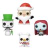 Nightmare before Christmas Pocket Tree Holiday Funko POP! 4 db-os Vinyl figura csomag 4 cm