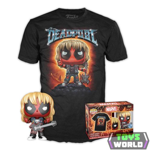 Deadpool POP! & Tee Box Heavy Metal