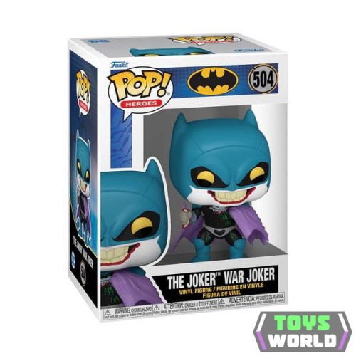 DC Comics Series POP! Heroes Vinyl Batman  War Zone - Joker 9 cm