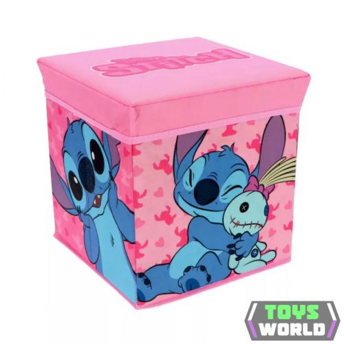 Disney Lilo és Stitch, A csillagkutya Scrump játéktároló 30×30×30 cm