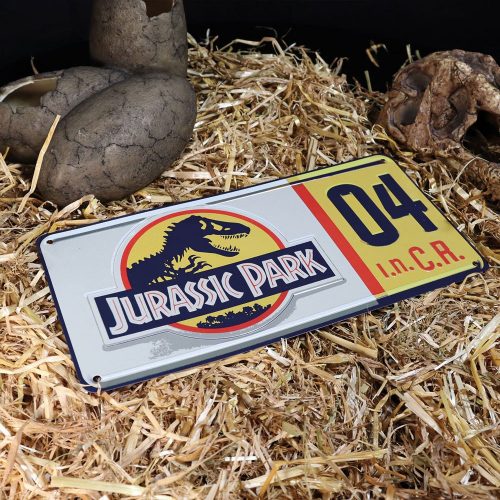 Jurassic Park 1/1 Dennis Nedry License Plate replika