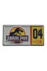 Jurassic Park 1/1 Dennis Nedry License Plate replika