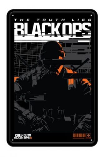 Call of Duty: Black Ops 6 Black Ops 6 fém dekorációs tábla 20 x 30 cm