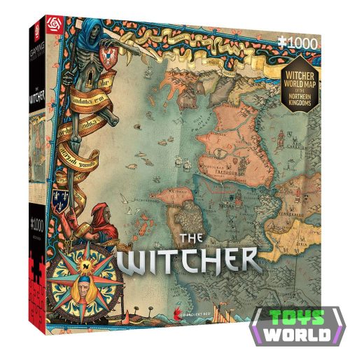 The Witcher 3 Gaming The Northern Kingdoms puzzle (1000 darab)