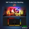 LED lámpa szett , PC monitor követő funkcióval , 2 db , asztali , RGB + IC (digitális) , GOVEE , Gaming Light Kit