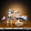 Star Wars Episode VI Vintage Collection Speeder Bike & Scout Trooper jármű és figura 10 cm